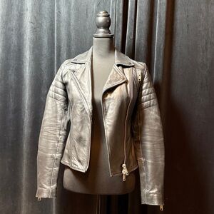 ALLSAINTS Black Leather Jacket